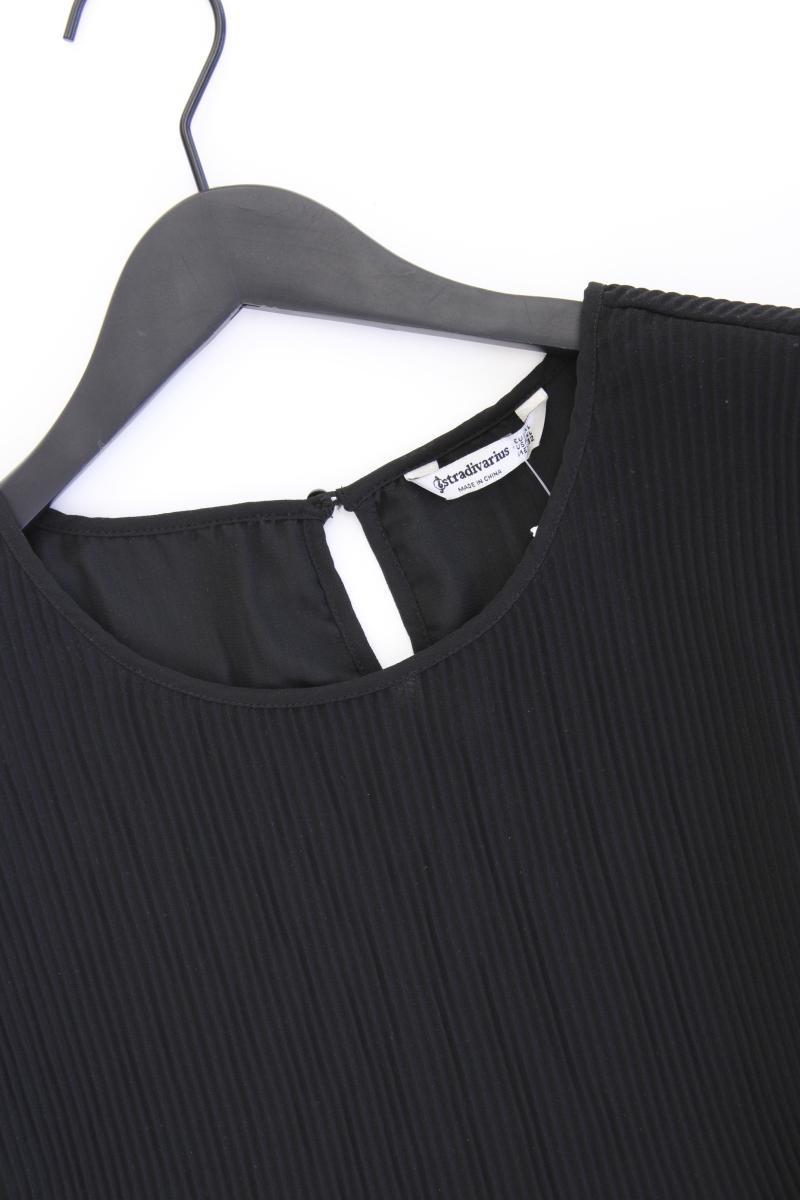 Stradivarius Langarmbluse Gr. L schwarz aus Polyester