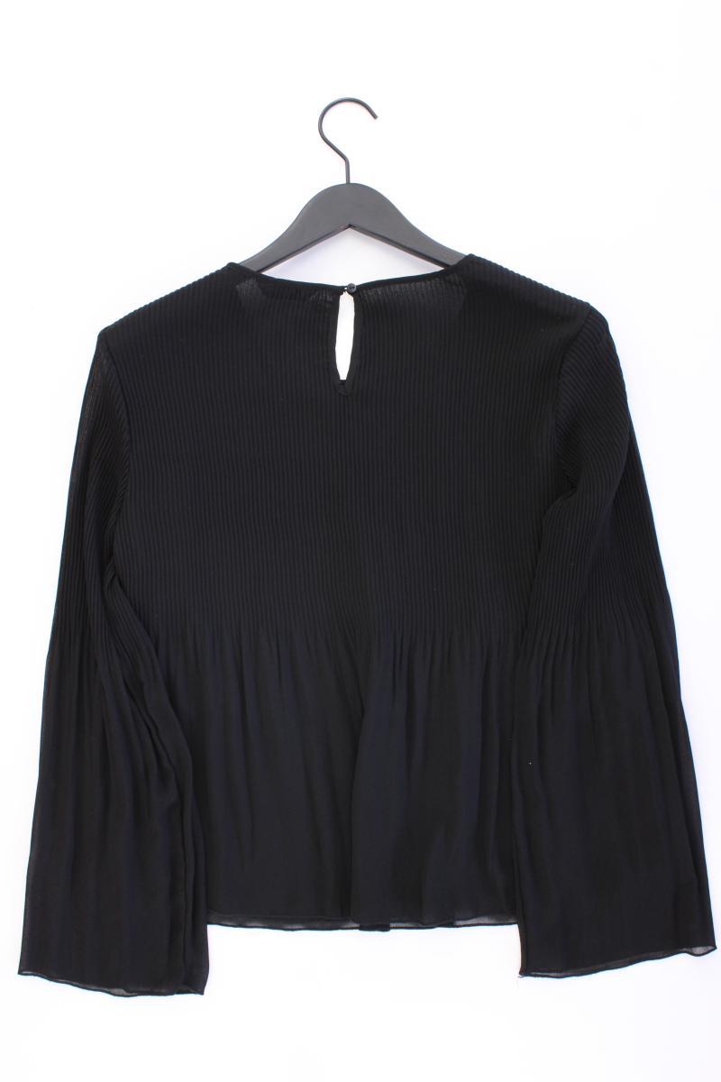 Stradivarius Langarmbluse Gr. L schwarz aus Polyester