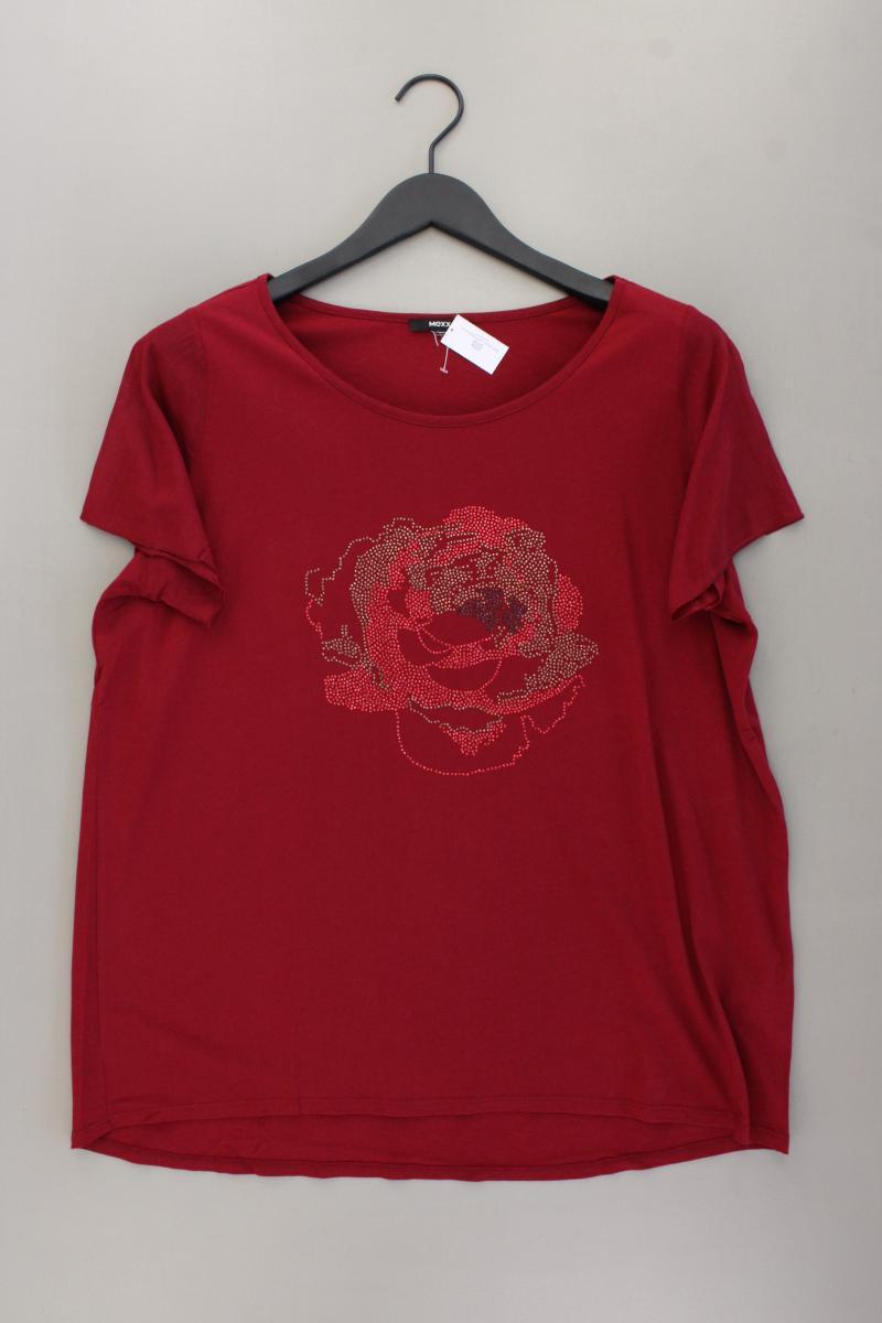 Mexx T-Shirt Gr. 44 Kurzarm rot aus Baumwolle