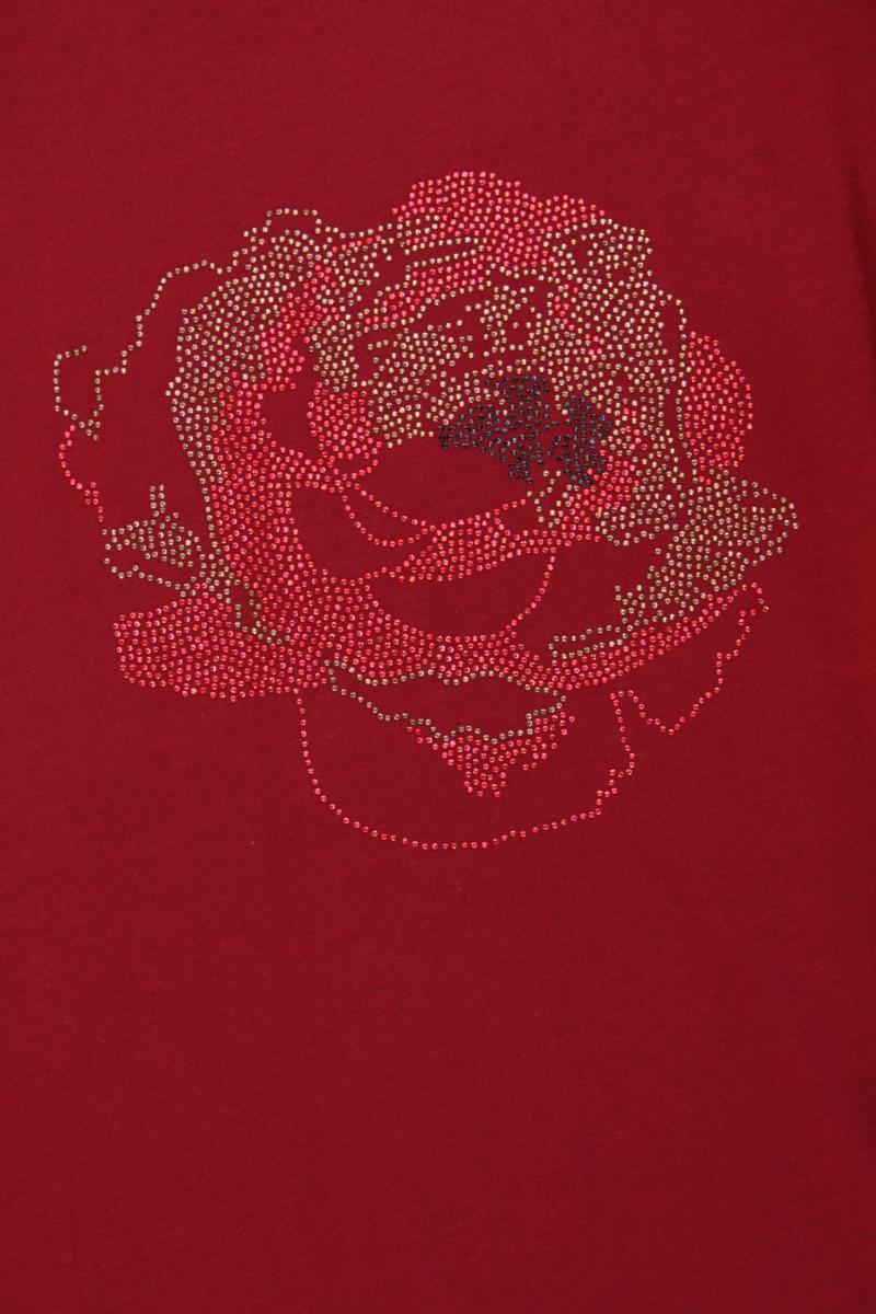 Mexx T-Shirt Gr. 44 Kurzarm rot aus Baumwolle