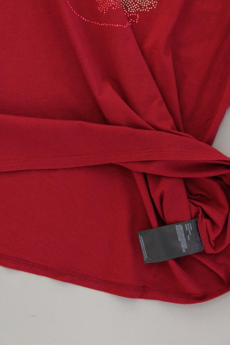 Mexx T-Shirt Gr. 44 Kurzarm rot aus Baumwolle