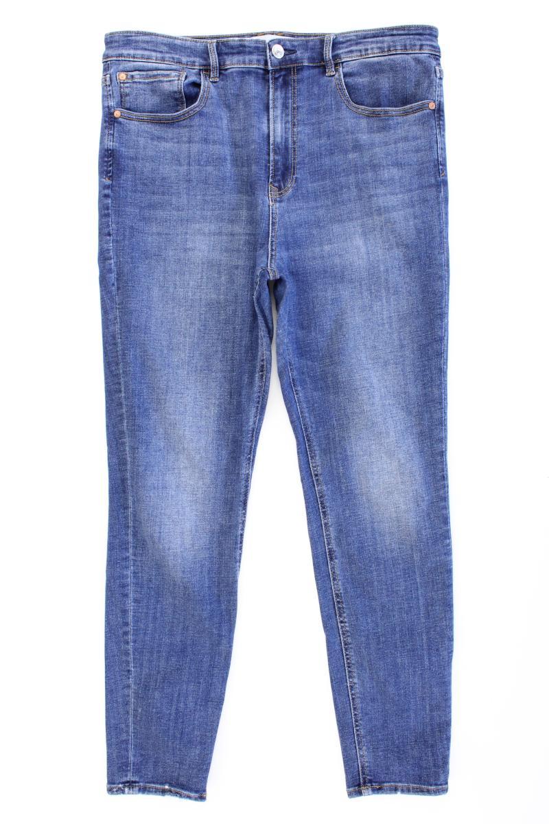 Stradivarius Skinny Jeans Gr. 44 blau aus Baumwolle