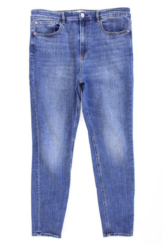 Stradivarius Skinny Jeans Gr. 44 blau aus Baumwolle