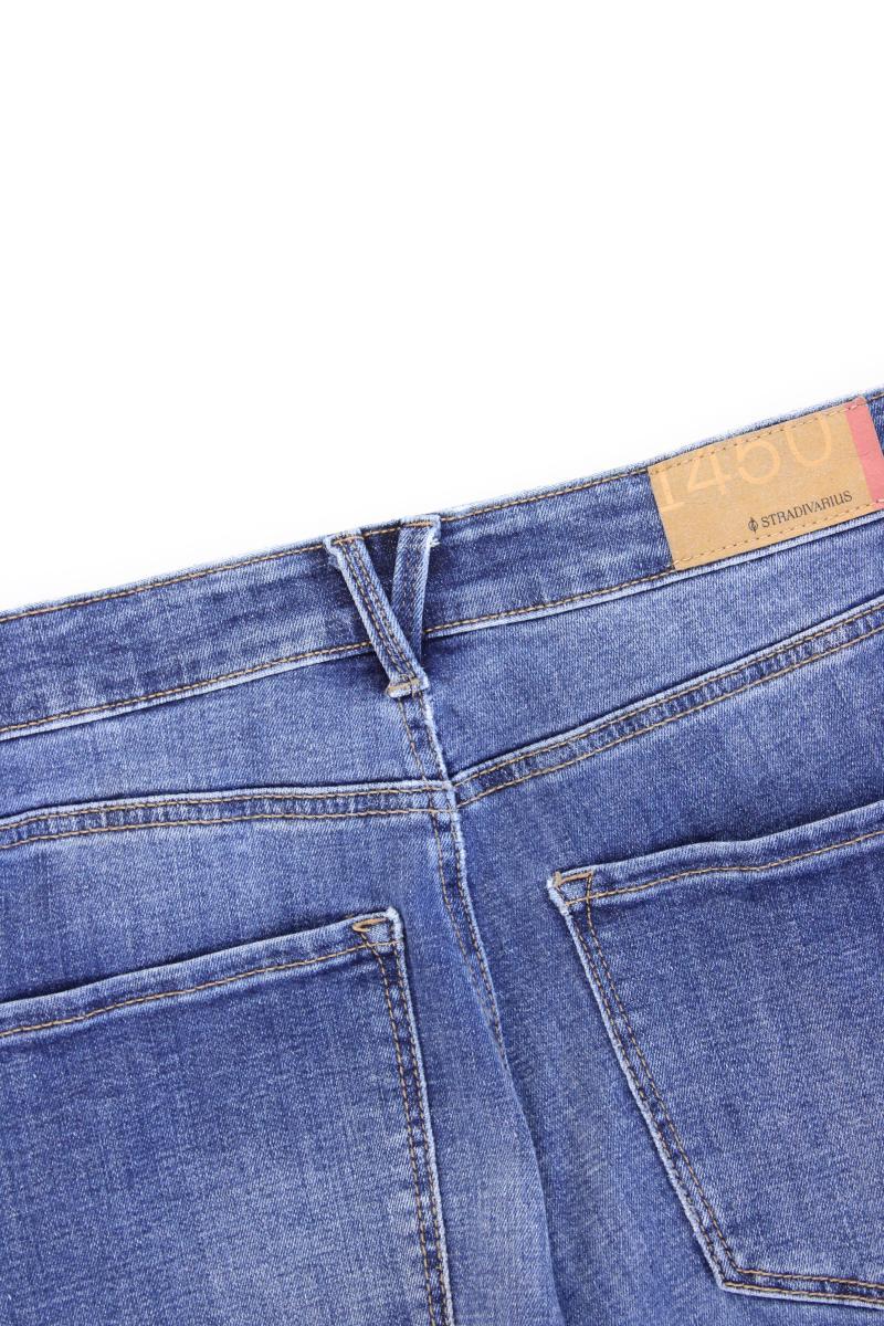 Stradivarius Skinny Jeans Gr. 44 blau aus Baumwolle