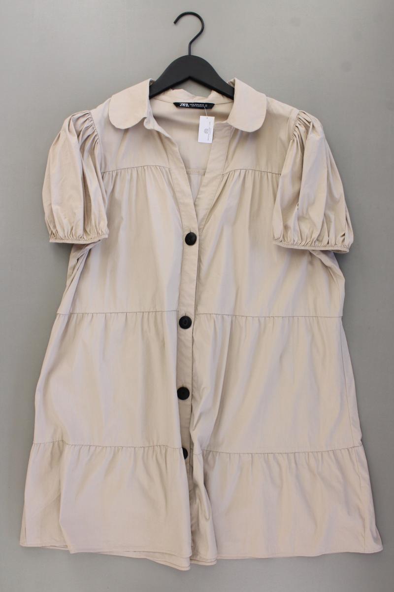 Zara Kurzarmkleid Gr. XL neuwertig creme