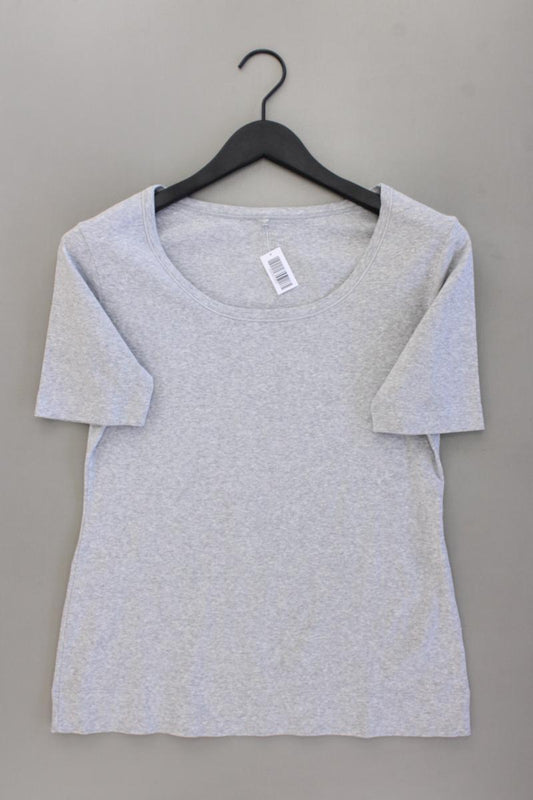 Calida T-Shirt Gr. M neuwertig Kurzarm grau aus Baumwolle