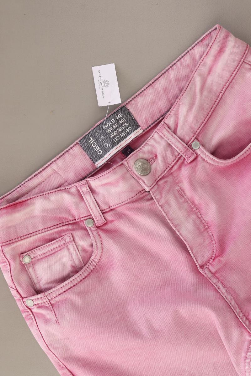 Cecil Five-Pocket-Hose Gr. W26 rosa