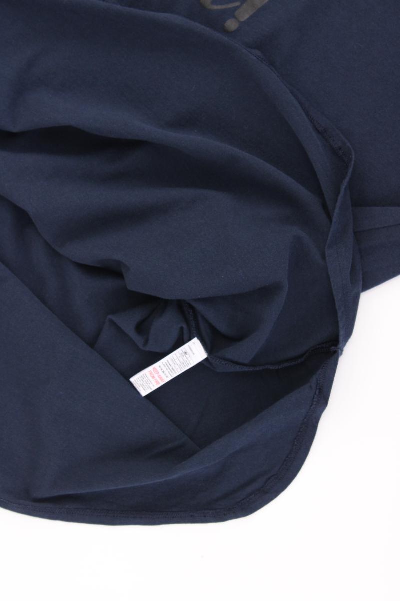 PALMERS Nachthemd Gr. 44/46 Kurzarm blau aus Baumwolle