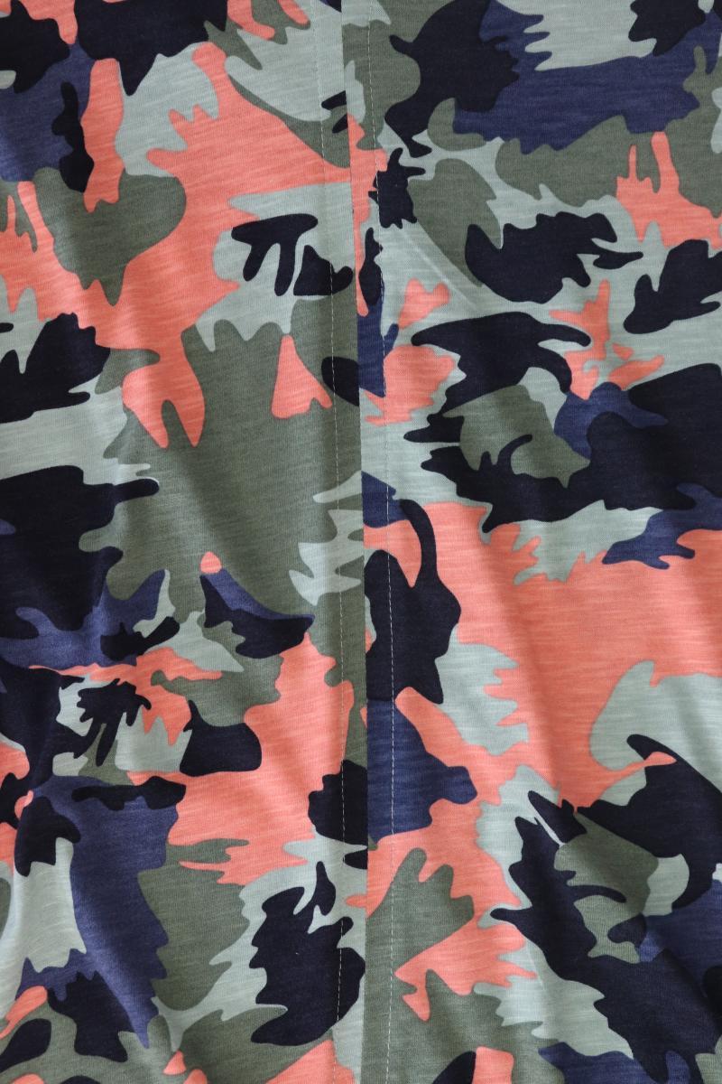 Cecil Printshirt Gr. S camouflage 3/4 Ärmel mehrfarbig aus Baumwolle