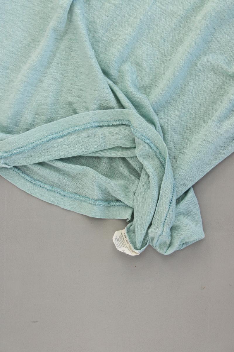 hessnatur Leinenshirt Gr. 44/46 neuwertig Kurzarm blau