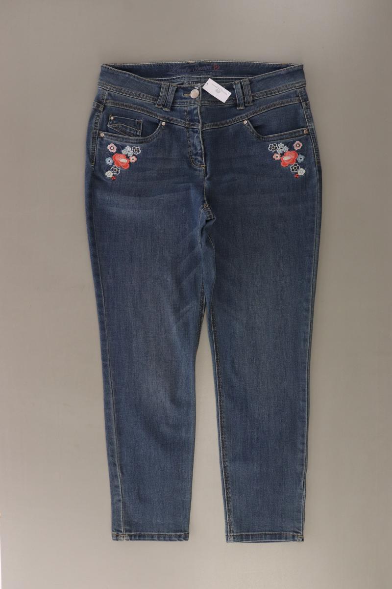 Adagio Straight Jeans Gr. 38 blau
