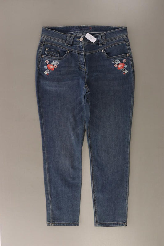 Adagio Straight Jeans Gr. 38 blau