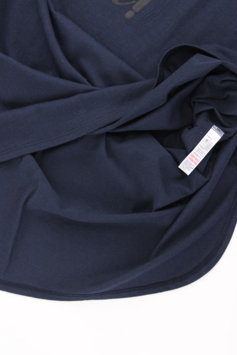 PALMERS Nachthemd Gr. 44/46 Kurzarm blau aus Baumwolle