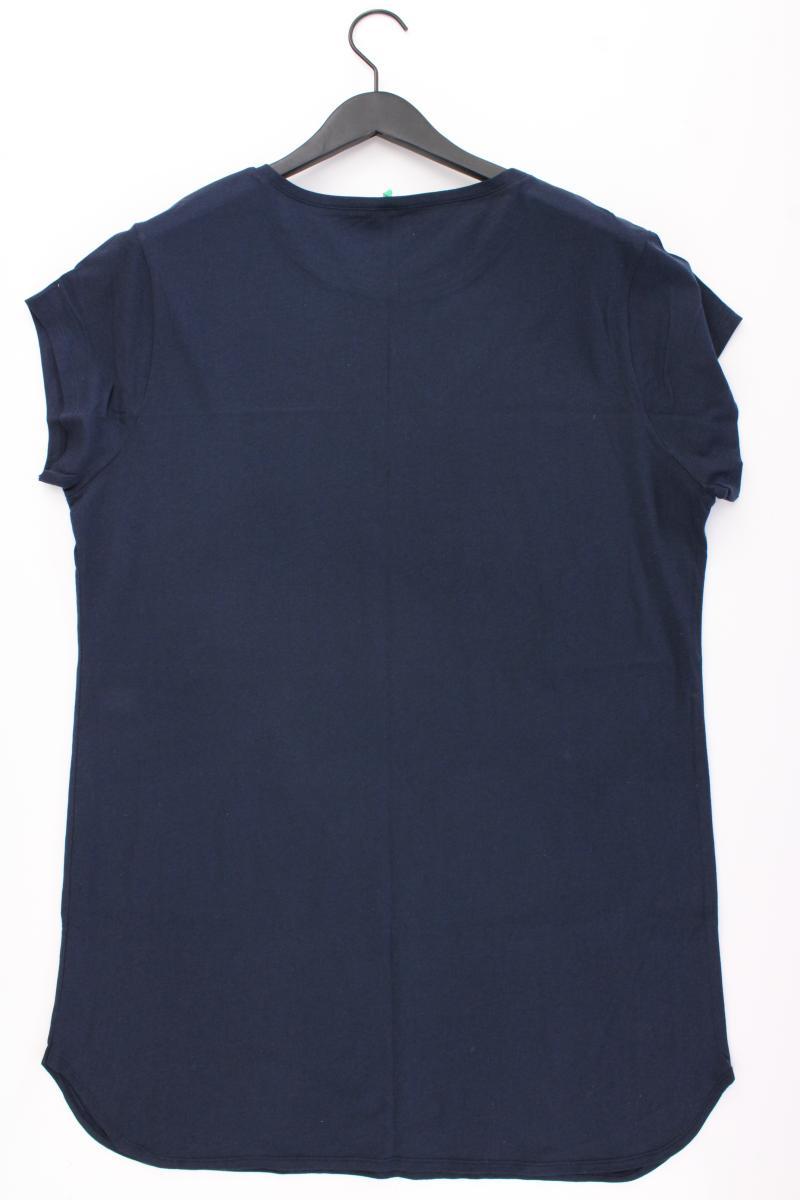 PALMERS Nachthemd Gr. 44/46 Kurzarm blau aus Baumwolle