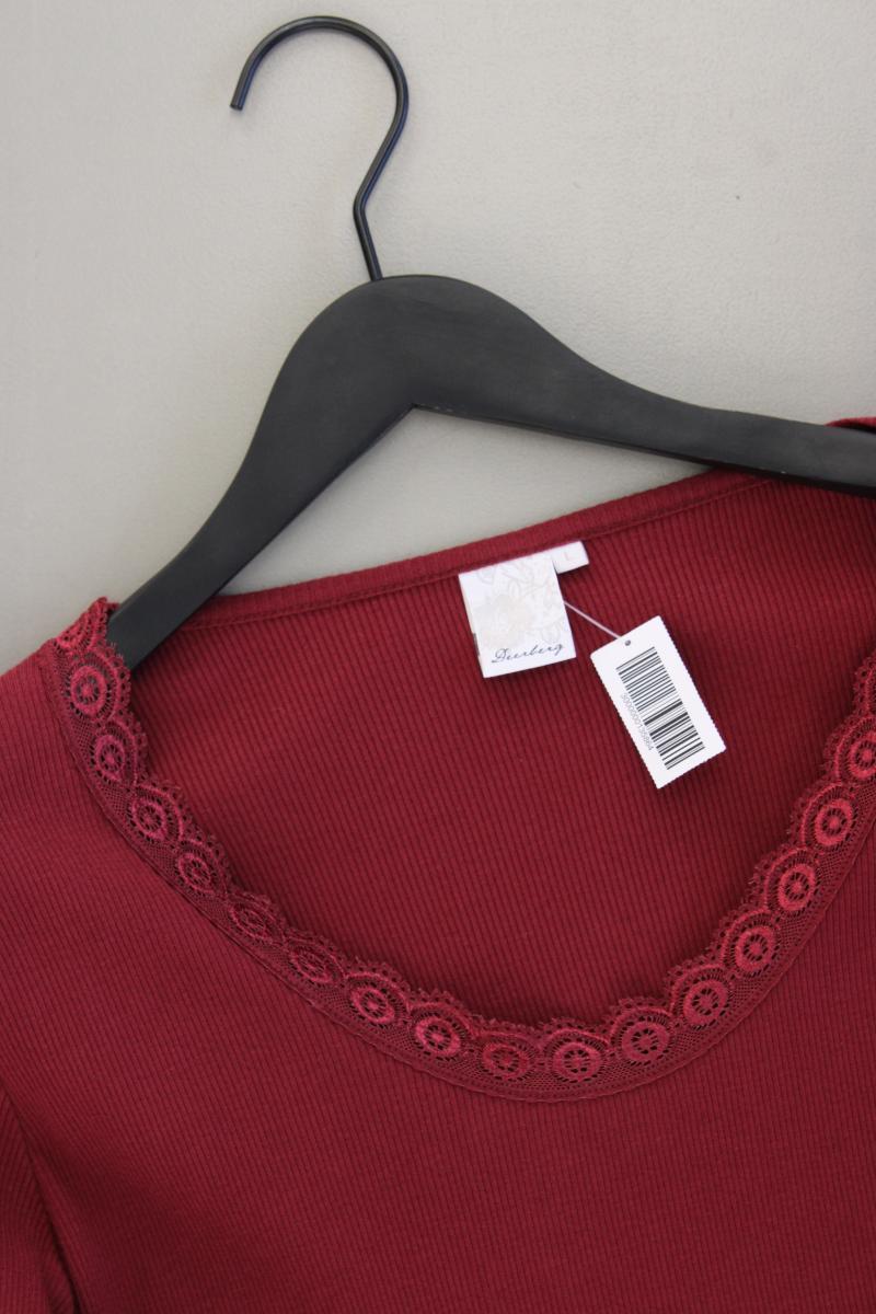 Deerberg Longsleeve-Shirt Gr. L Langarm rot aus Baumwolle