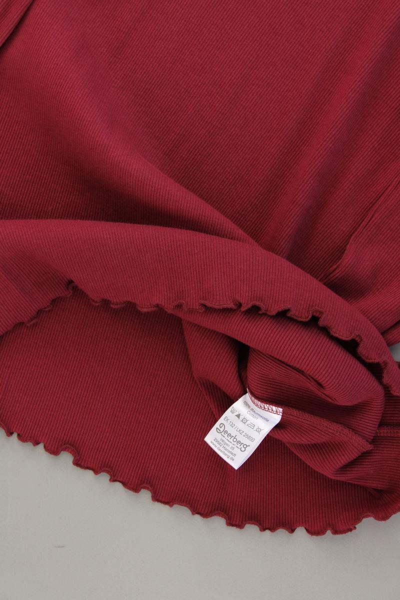 Deerberg Longsleeve-Shirt Gr. L Langarm rot aus Baumwolle