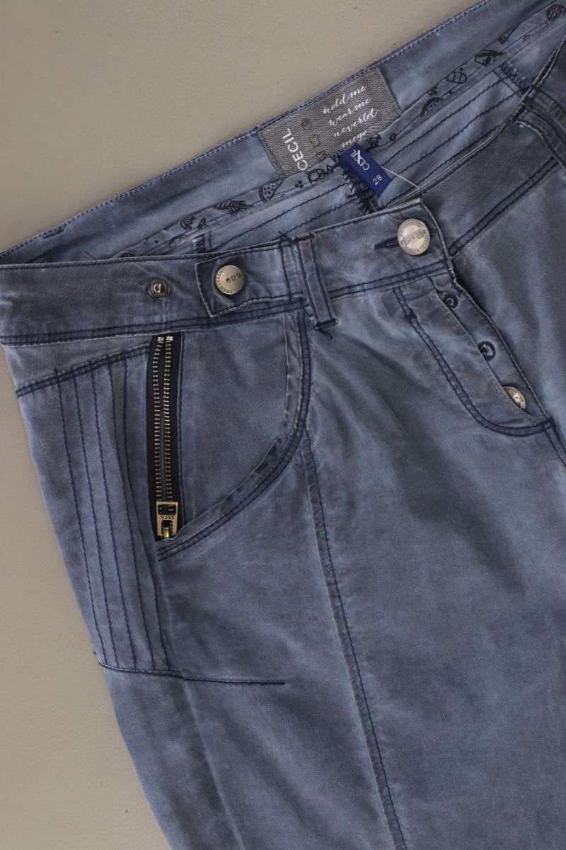 Cecil 7/8 Hose Gr. W28 blau