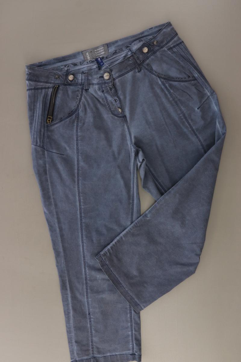 Cecil 7/8 Hose Gr. W28 blau