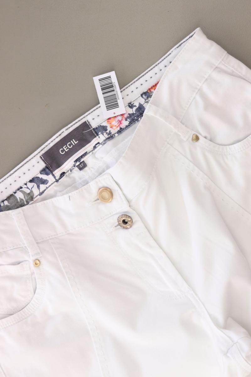 Cecil Five-Pocket-Hose Gr. W27 weiß
