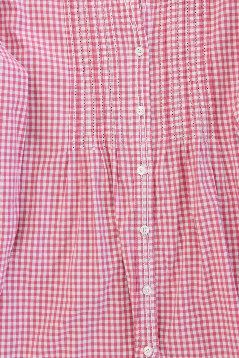 Greystone Karobluse Gr. 44 kariert Langarm rosa aus Baumwolle