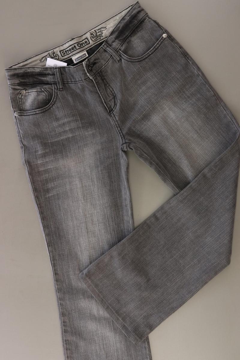 Street One Boot Cut Jeans Gr. W26 grau