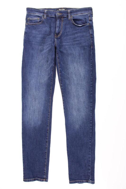 ONLY & SONS Slim Jeans für Herren Gr. W33/L34 blau aus Baumwolle
