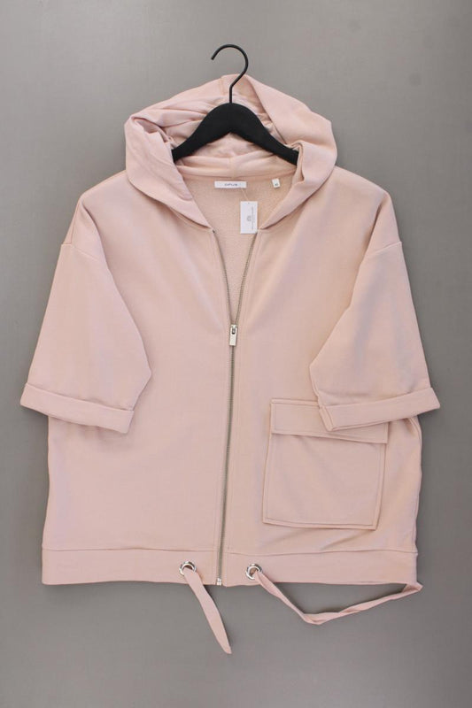 Opus Sweatjacke Modell Gusanna Gr. 42 3/4 Ärmel rosa aus Baumwolle