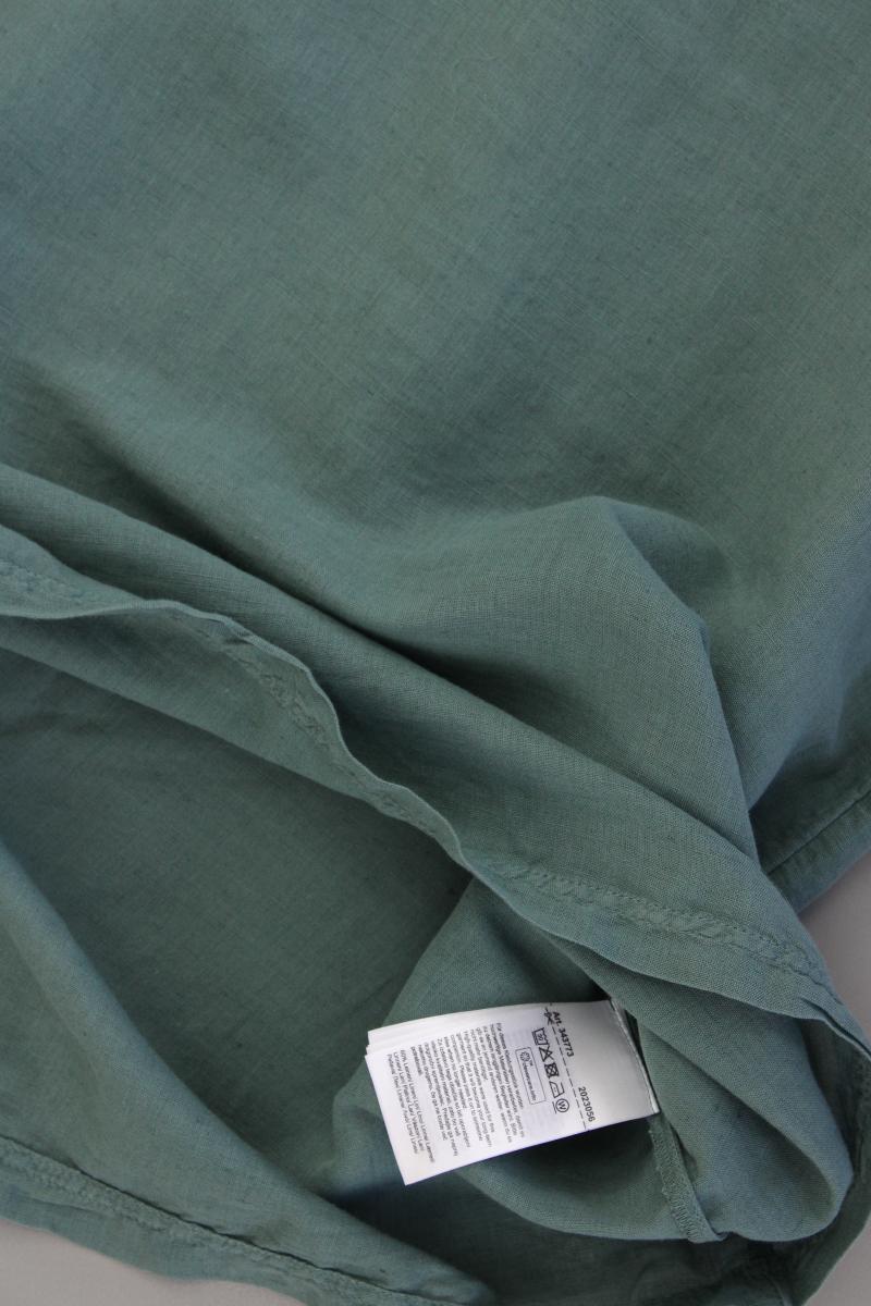 Street One Leinenbluse Gr. 46 neuwertig Kurzarm grün