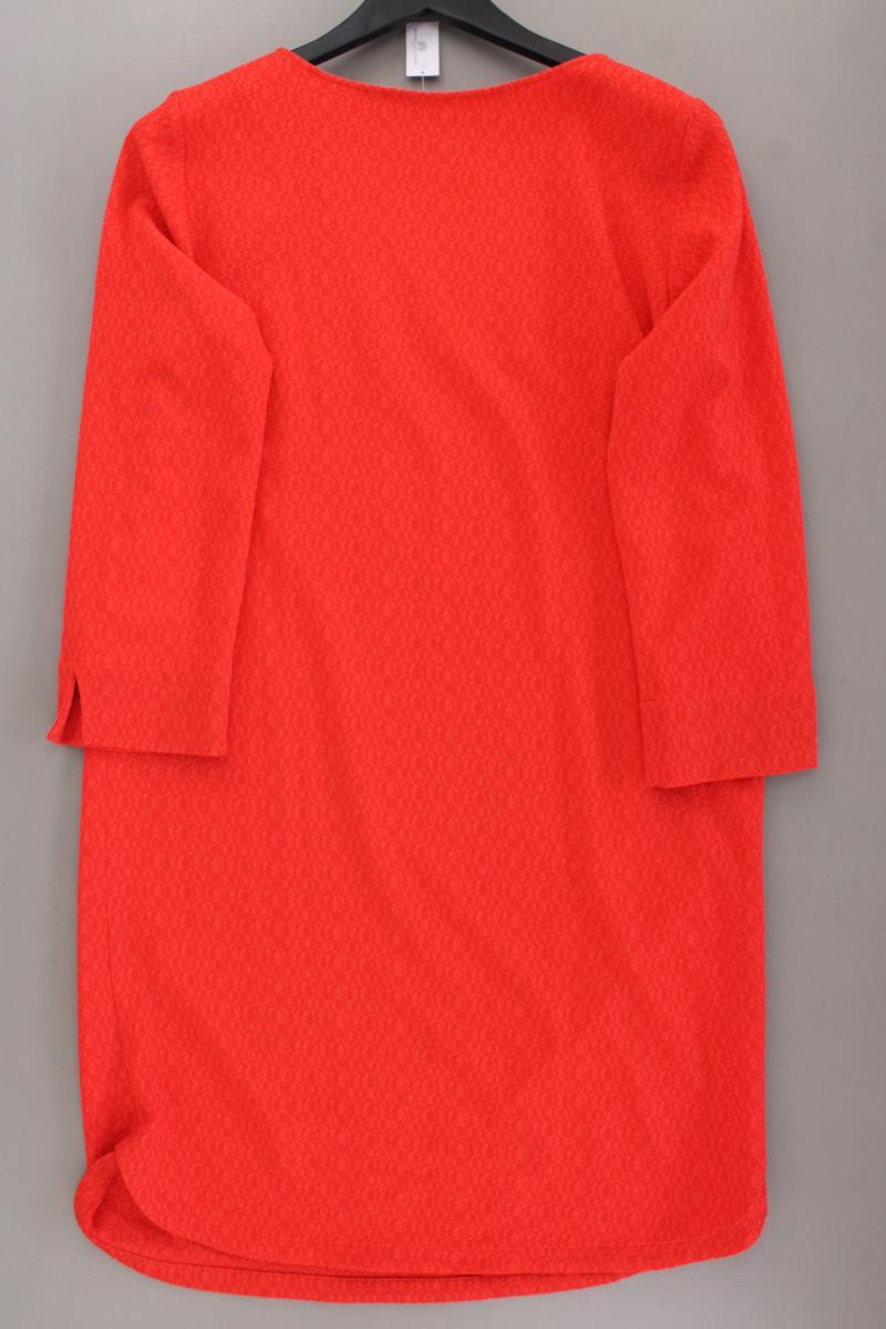 Midikleid Gr. 40 3/4 Ärmel orange aus Polyester