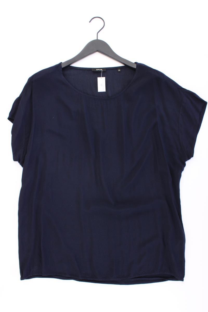 Opus Bluse Modell Skita Gr. 44 Kurzarm blau aus Viskose