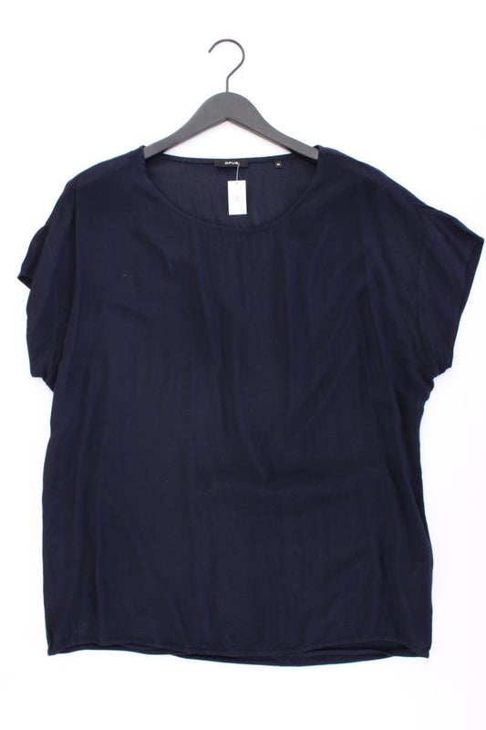 Opus Bluse Modell Skita Gr. 44 Kurzarm blau aus Viskose