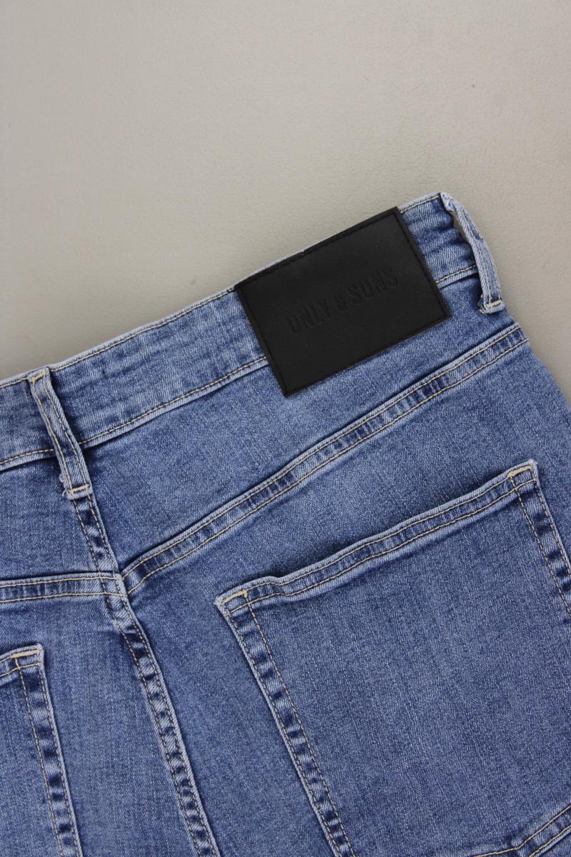 ONLY & SONS Straight Jeans für Herren Gr. W34/L32 blau aus Baumwolle
