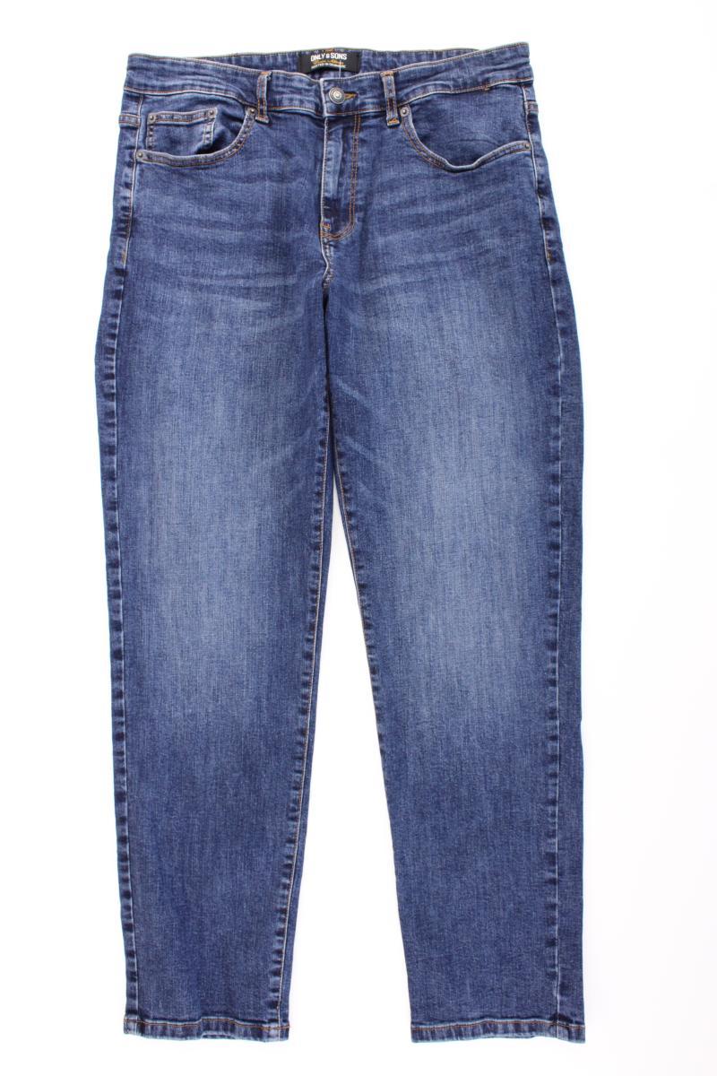 ONLY & SONS Straight Jeans für Herren Gr. W34/L32 Modell Only & Sons Weft blau