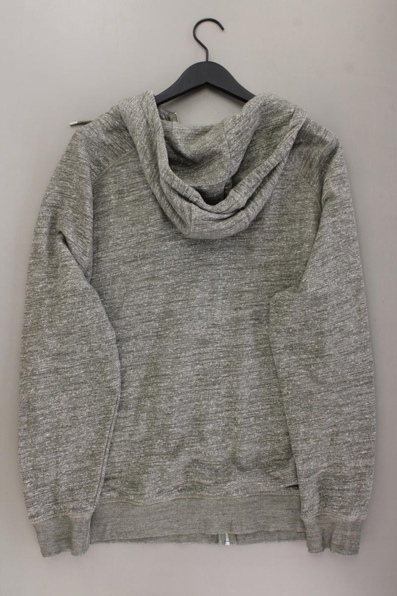 s.Oliver Sweatjacke für Herren Gr. XXXL Langarm grün aus Baumwolle