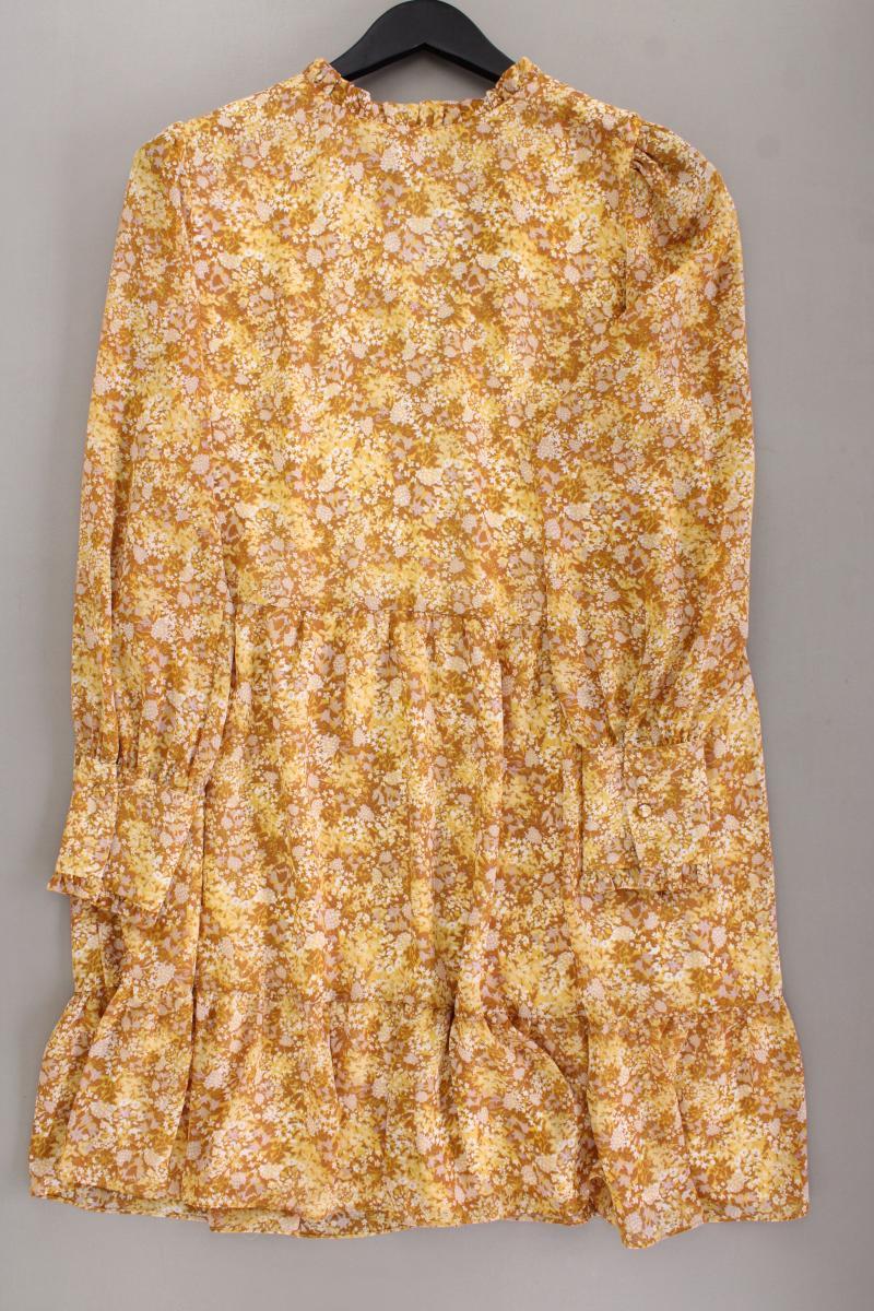 H&M Sommerkleid Gr. M neuwertig Langarm orange aus Polyester