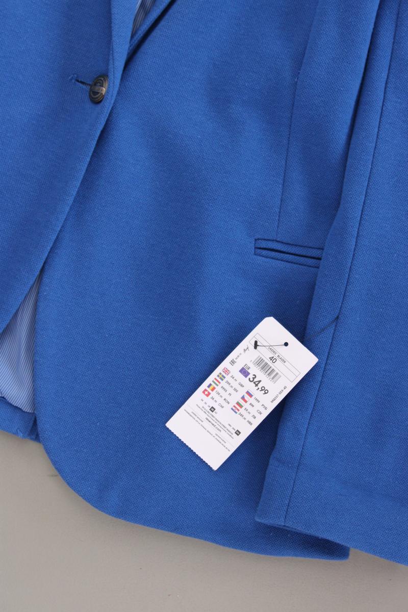 Reserved Longblazer Gr. 40 neu mit Etikett Neupreis: 34,99€! blau aus Polyester