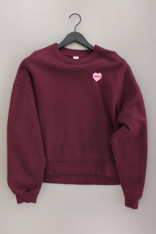 Kauf dich glücklich Sweater L'Amour Gr. M lila aus Baumwolle