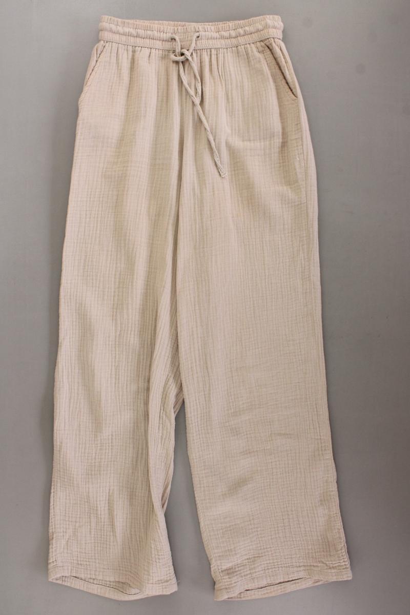 Only Mousselin Hose Gr. XS creme aus Baumwolle