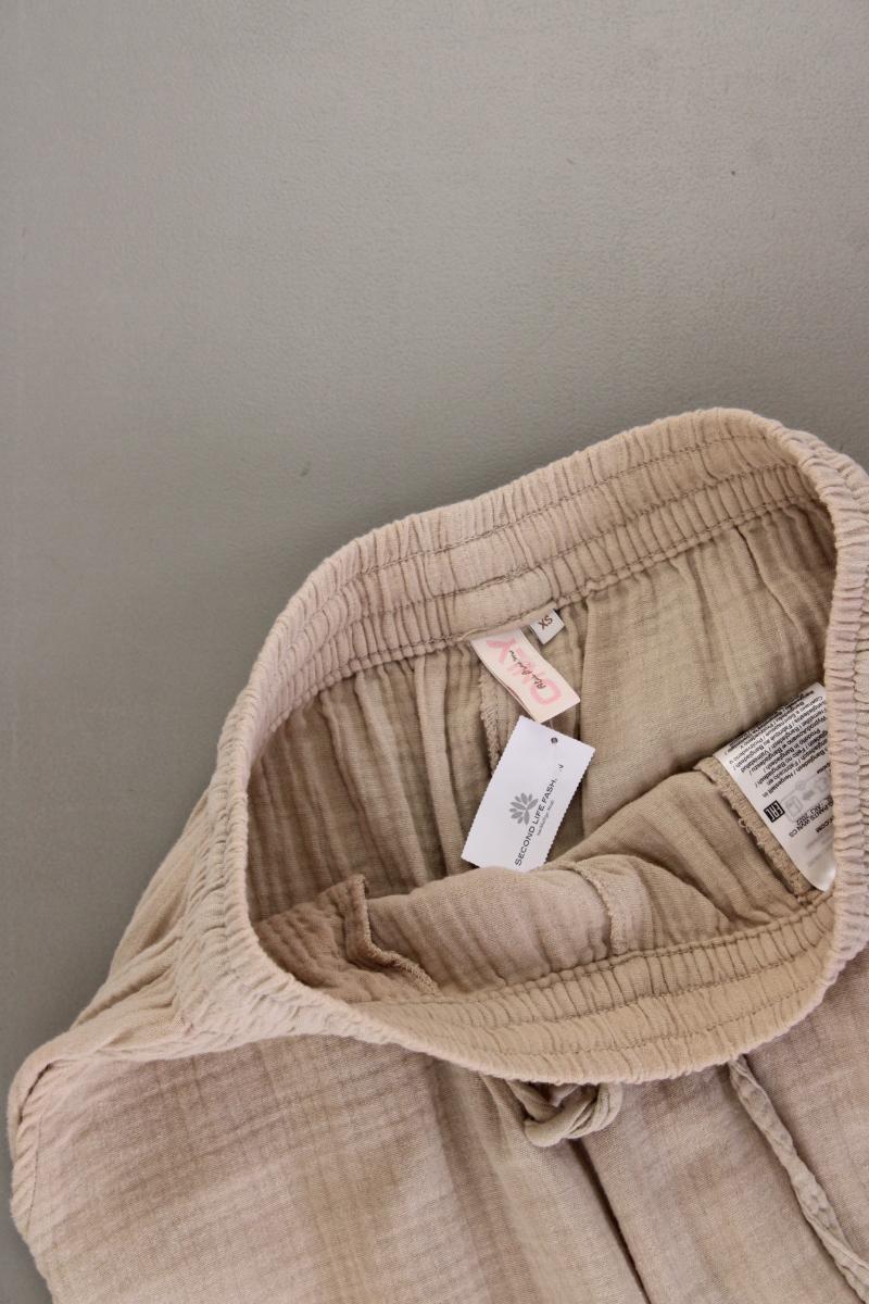 Only Mousselin Hose Gr. XS creme aus Baumwolle