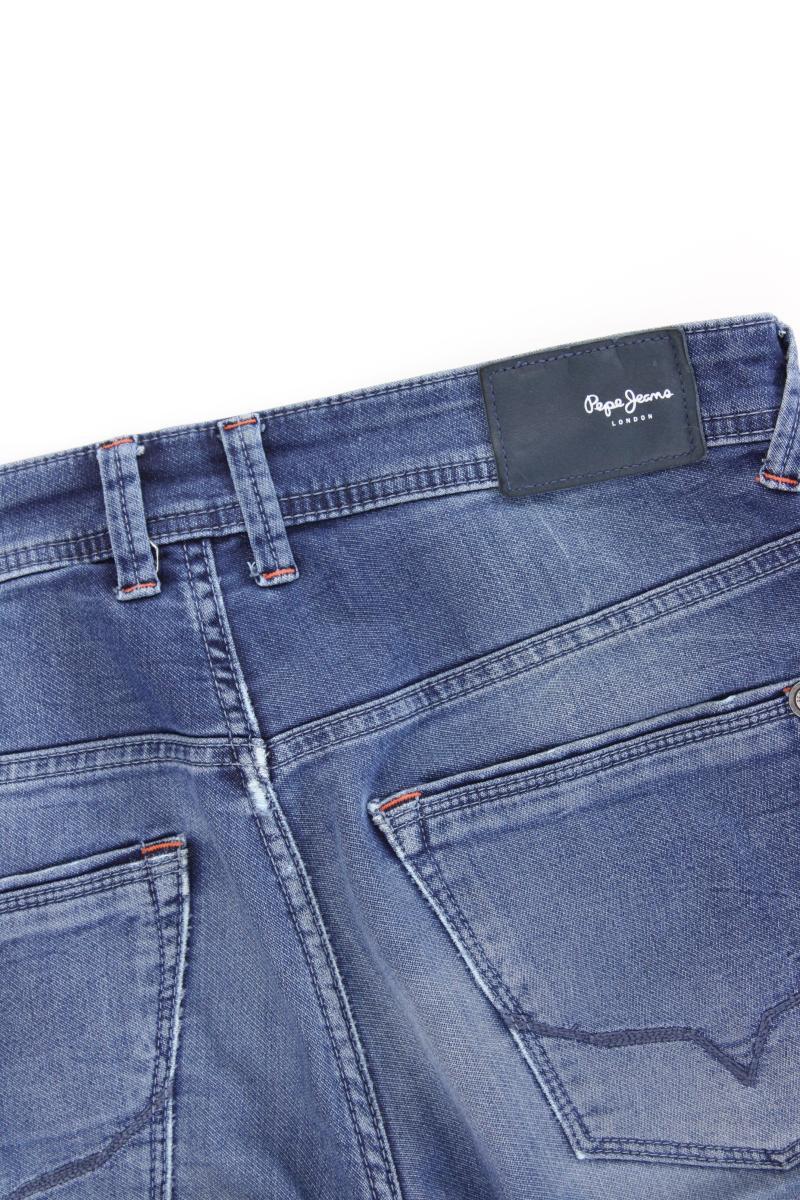 Pepe Jeans Jeansshorts für Herren Gr. W29 blau aus Baumwolle