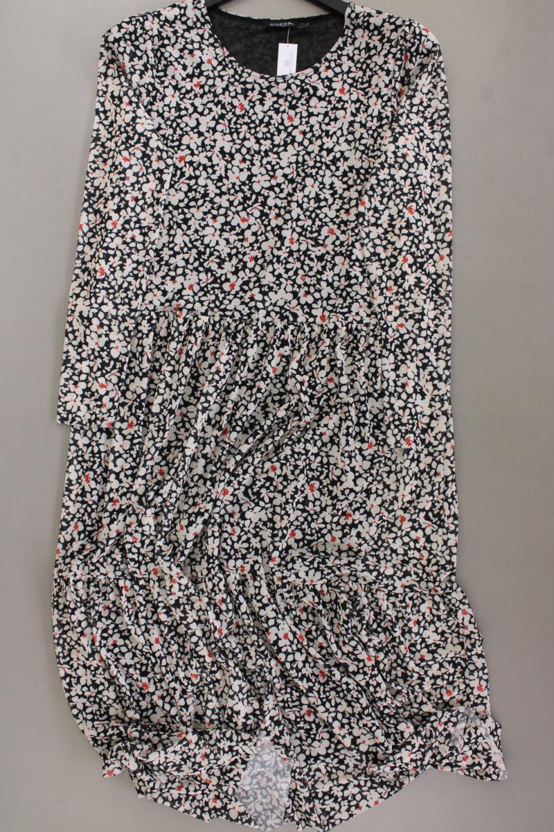 SOAKED IN LUXURY Langarmkleid Gr. L mit Blumenmuster neuwertig mehrfarbig