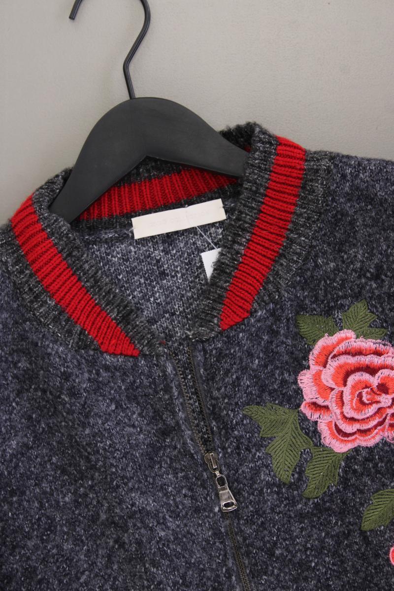 Zoe Collection Strickjacke Gr. L Langarm mehrfarbig aus Polyamid