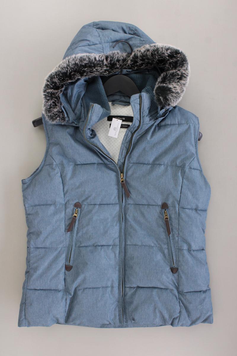Opus Weste Modell Hanny Gr. 40 neuwertig blau aus Nylon