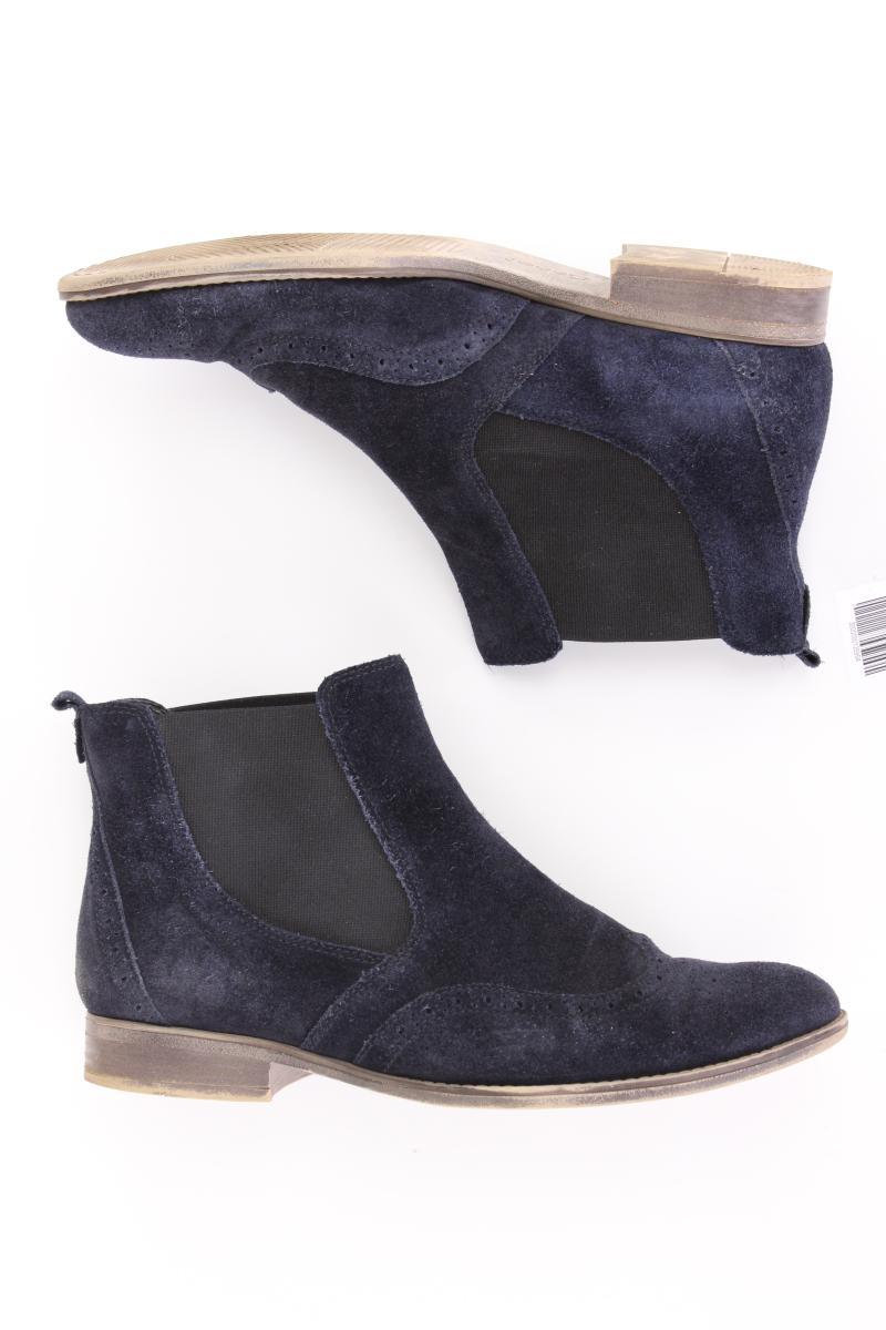 Gabor Stiefeletten Gr. 40 blau aus Leder