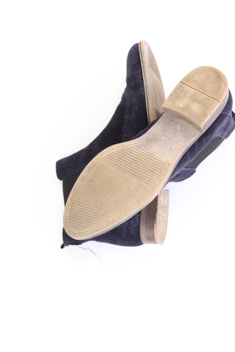Gabor Stiefeletten Gr. 40 blau aus Leder