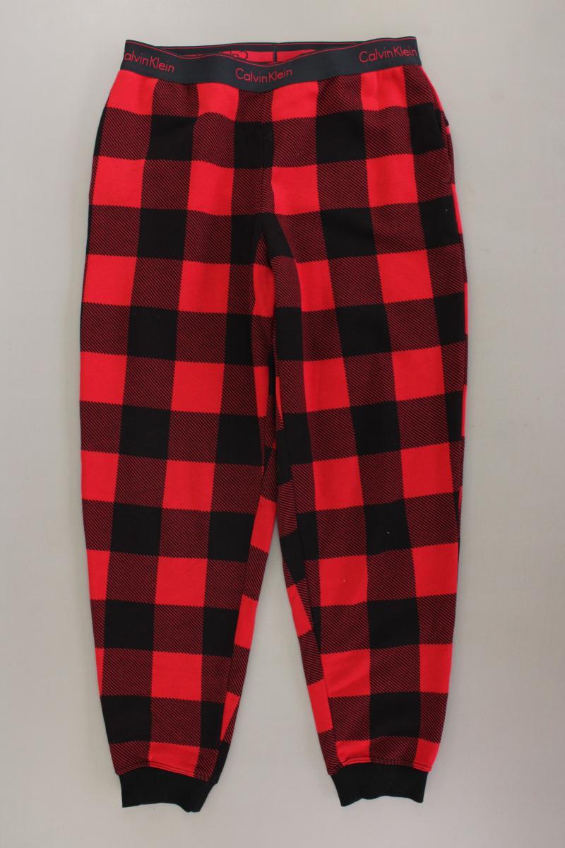 Calvin Klein Jogginghose Gr. M kariert rot aus Baumwolle
