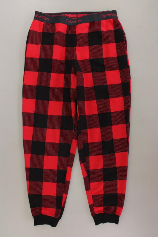 Calvin Klein Jogginghose Gr. M kariert rot aus Baumwolle
