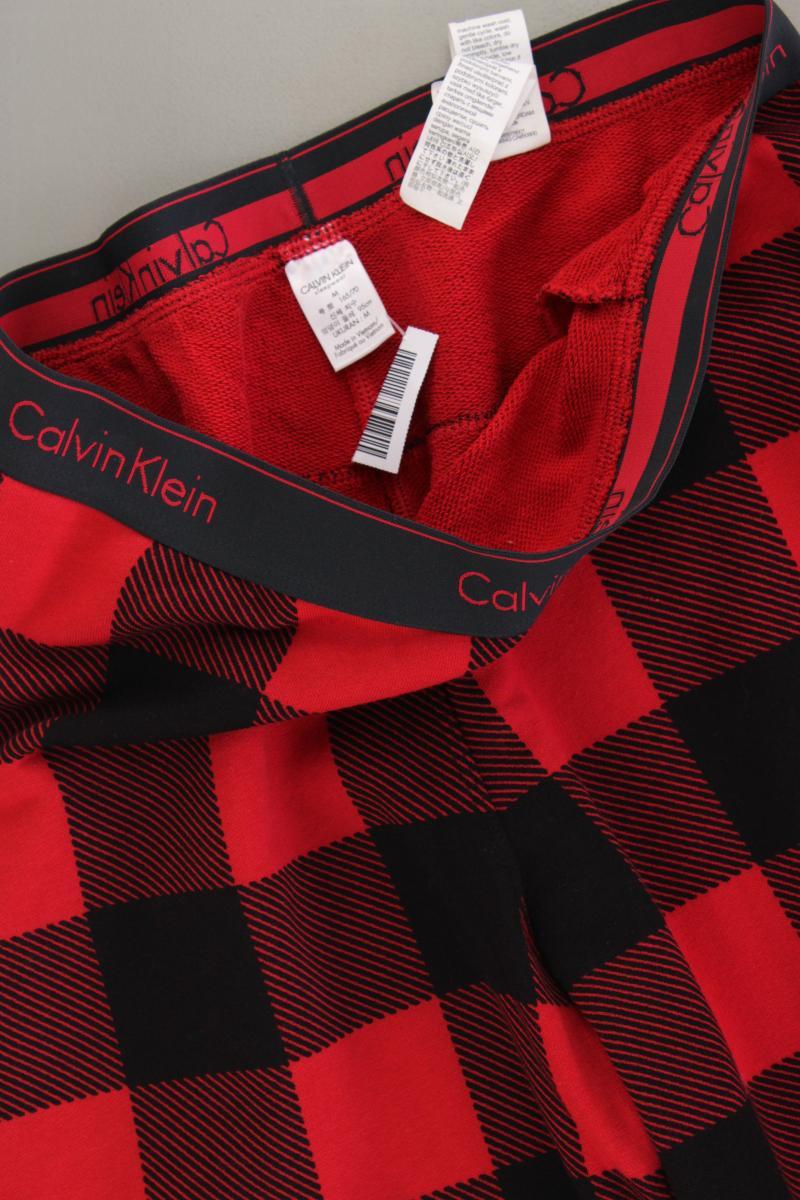 Calvin Klein Jogginghose Gr. M kariert rot aus Baumwolle
