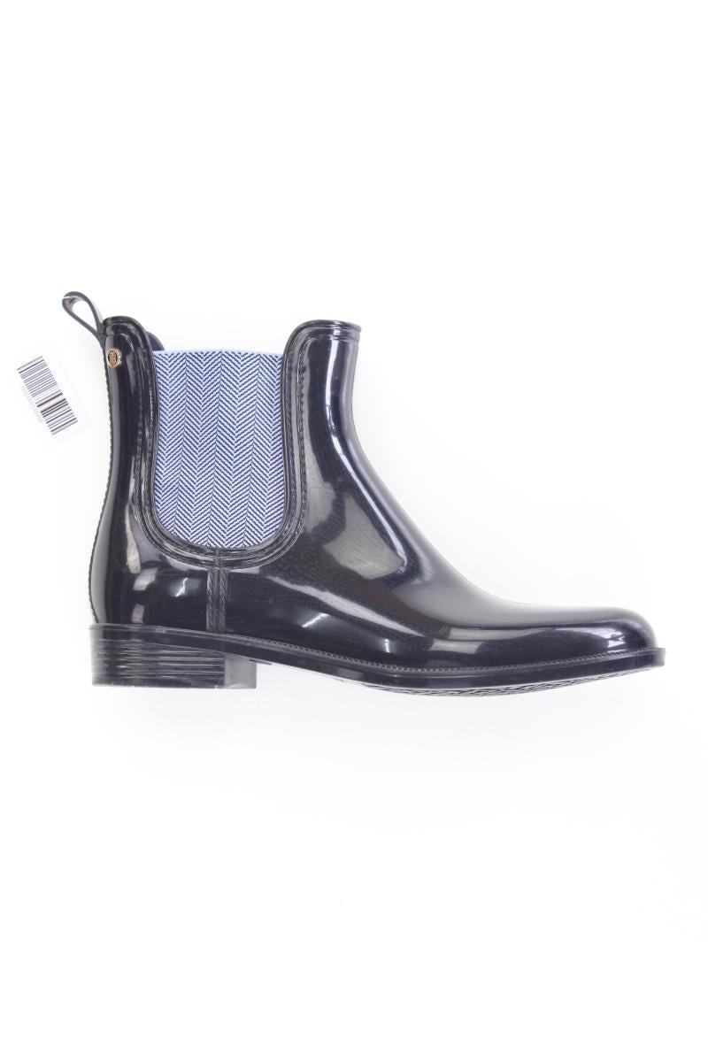 Tommy Hilfiger Gummi Stiefeletten Gr. 40 blau
