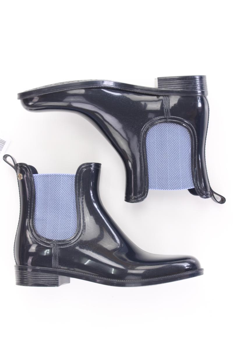 Tommy Hilfiger Gummi Stiefeletten Gr. 40 blau
